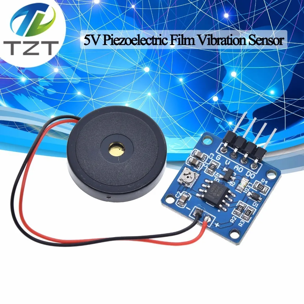 Piezoelectric shock tap sensor Vibration switch module for Arduino MEGA2 wHS OR 