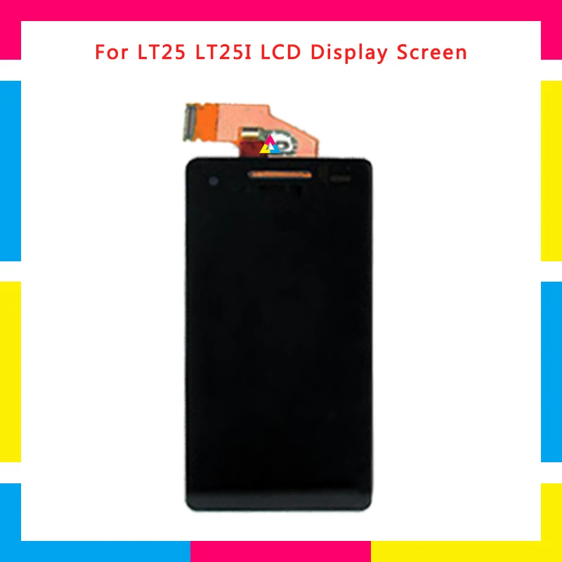 

LCD Display Screen With Touch Screen Digitizer Assembly For Sony Xperia V LT25 LT25I Replacement