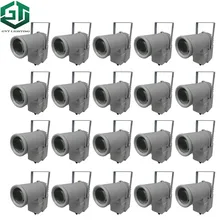 20 шт./лот 9 Вт RGB LED Булавки пятно луч света Освещение сцены 7 цветов Изменение КТВ DJ партии эффект светодиодный прожектор