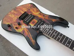 Бесплатная доставка Оптовая продажа Новый фен ST электрогитару/черный гитара/OEM гитара/гитара в Китае