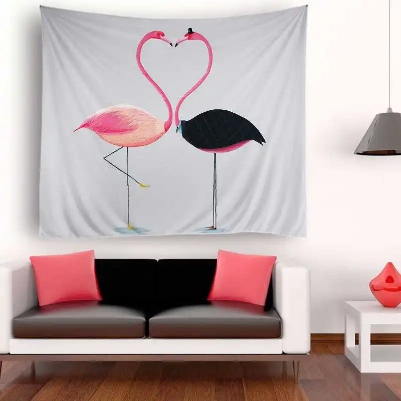 

Home Furnishing Bohemian Mandala Flamingo Printed Wall Tapestry Home Decor Wall Hanging Tapestries For Living Room Bedroom Boho