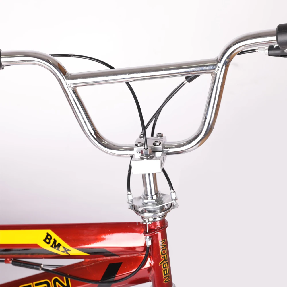 HILAND 20'' 20 inch BMX Bike Freestyle Steel Bicycle Double Caliper Brake Show Bike Stunt Acrobatic Bike Colorful Wheel