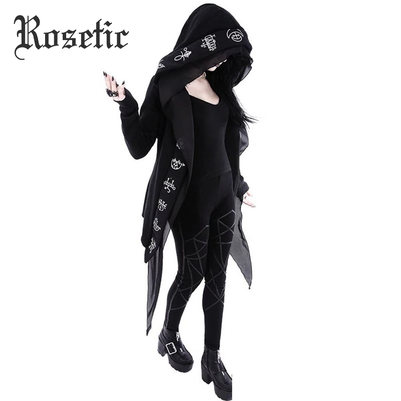 

Women Hoodie Oversize Casual Autumn Top Gothic Long Sleeve Fashion Harajuku Print Hip Hop Hoodies Female Black Coat Plus Size5XL