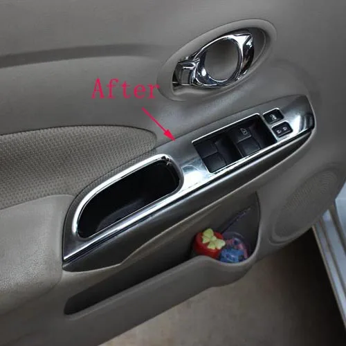 Exterior Door Trim >> For Nissan Versa Almera 2014 ABS chrome interior Door ... Exterior Door Trim >> For Nissan Versa Almera 2014 ABS chrome interior Door ...