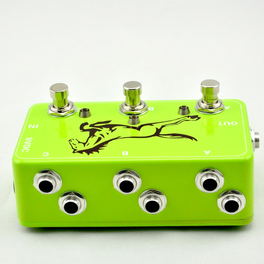 

LANDTONE 3 Channel Selection Guitar Pedal Foot Switch True Bypass