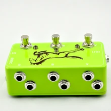 3 Looper-Junta-True Bypass Guitarra Pedal Loop de Efectos pedal de Efectos de guitarra pedal @ Guitare Verde interruptor