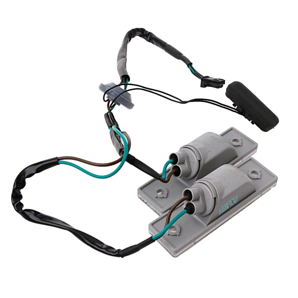 2PCS Trunk Back Switch Professional Lightweight Durable License Plate