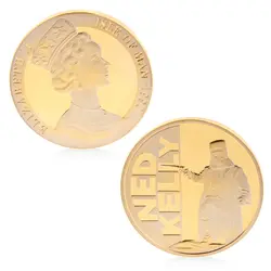 Оптовая продажа награждение монеты Нед Келли 1 # памятная сувенирная монета Медь коллекция подарки Сувениры