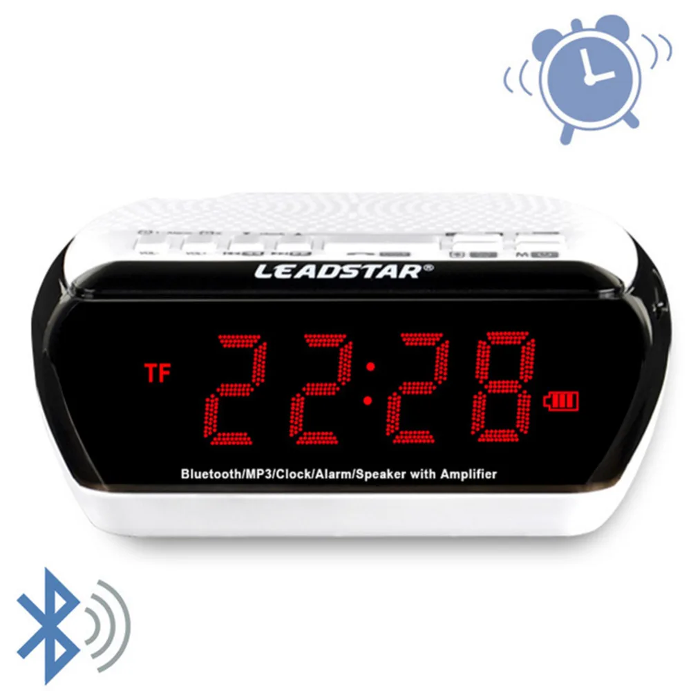 Speakers LEADSTAR Portable Wireless altavoz bluetooth Alarm Clock FM