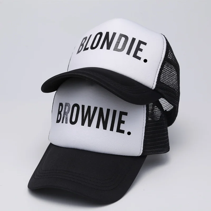 BLONDIE домовой Бейсбол Кепки s сетки водителя грузовика Для женщин подарок для