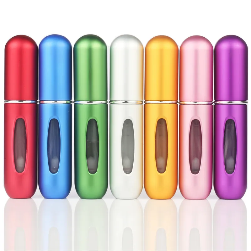 

Bottom-filled Metal Shell 5ml Perfume Dropper Portable Sample Bottle Frosted Perfume Points Bottling Oil Bottle 2pcs/lot