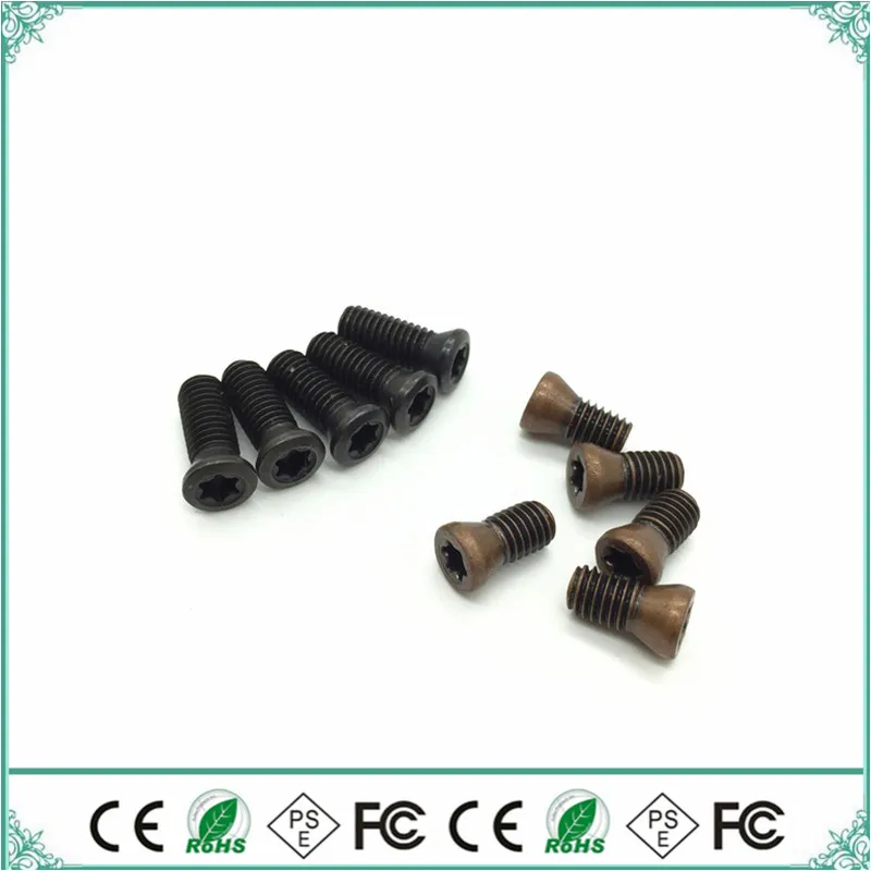 10 шт. M2 M2.2, M2.5, M3, M3.5, M4, M5 CNC инструмент винт, вставной винт torx CNC бар заменяет карбидные вставки CNC токарный станок