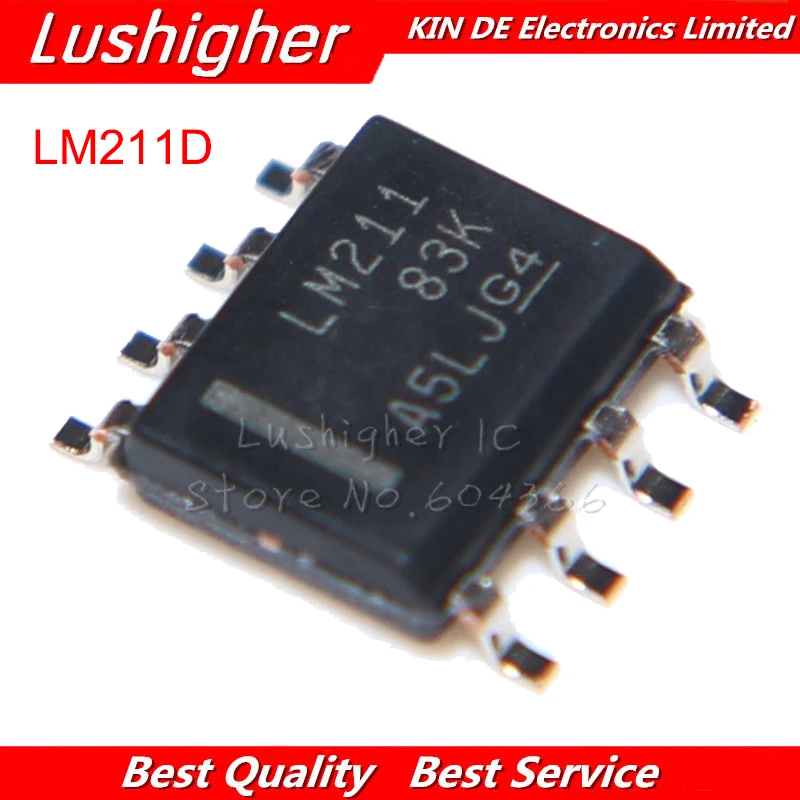 

10PCS LM211 SOP LM211D SOP8 LM211DR SOP-8 New Original