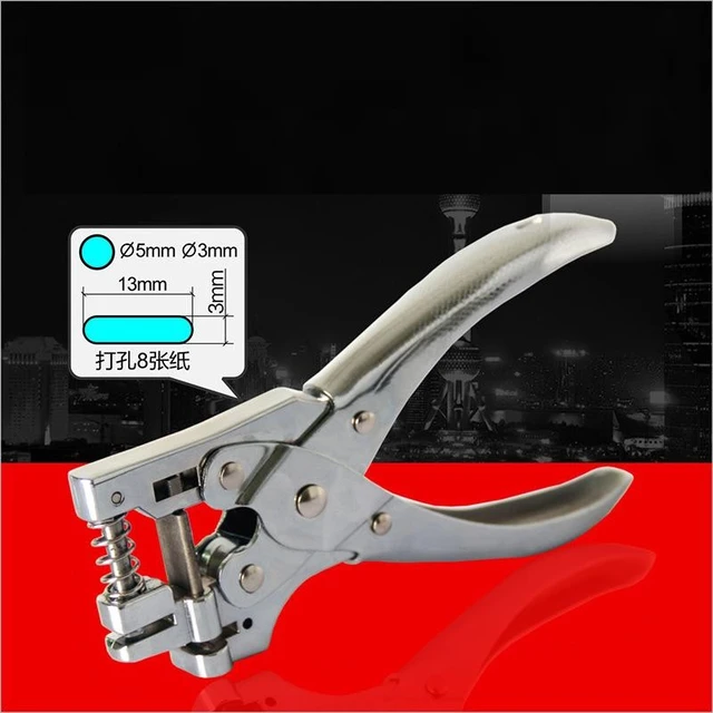 4*15mm Hole Punch For Credentials Card ; Slot Punch Hand-held Single Hole  Punch Badge Punches Oval Keypunch 9772 - Hole Punch - AliExpress