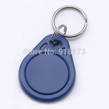1000 шт. 13,56 МГц IC M1 S50 nfc тег доступа Управление RFID keytoken кольцо для ключей IC карты ABS Водонепроницаемый