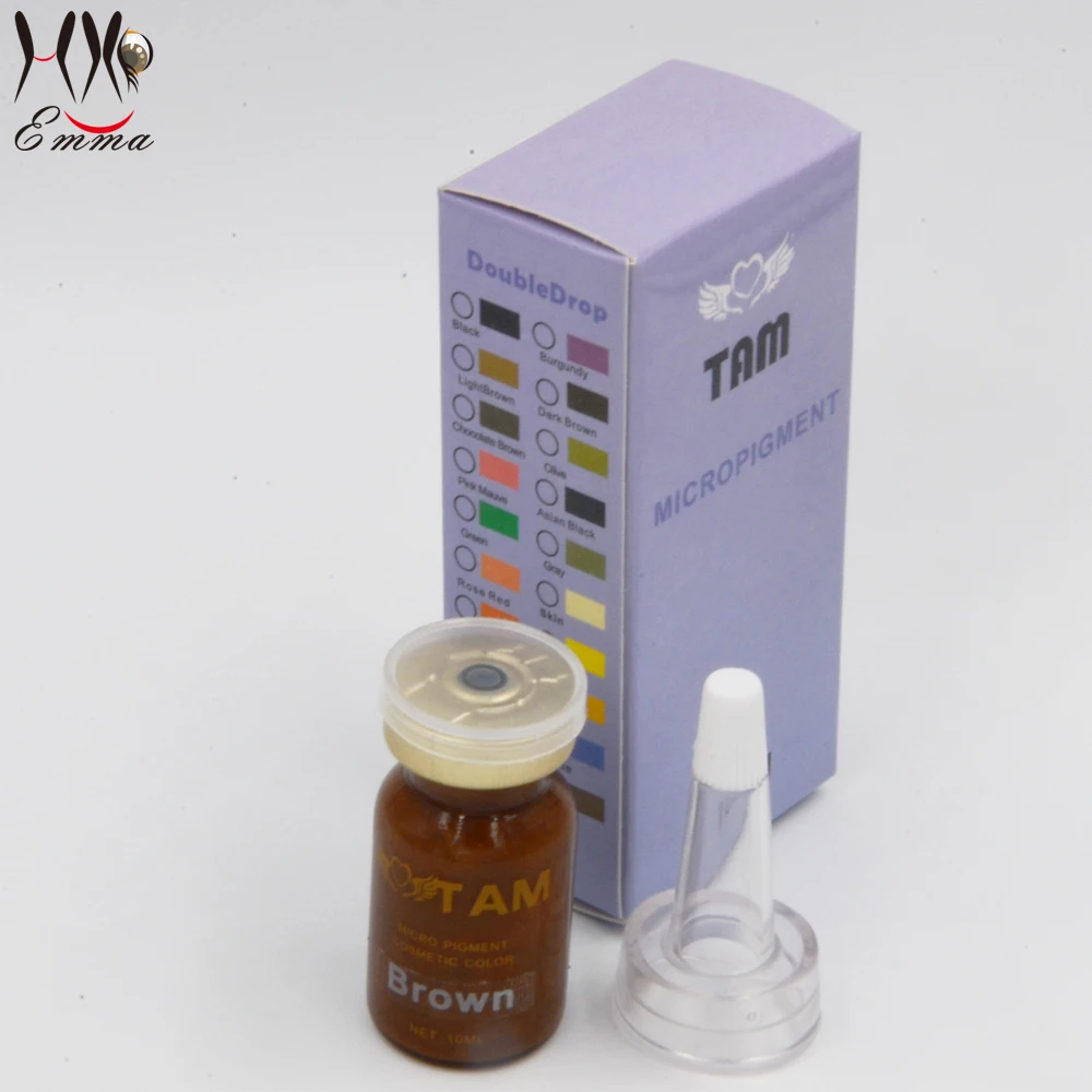 

PCD Brown Professional Eyebrow Micro Tattoo Ink Set Lips Microblading Permanent Makeup Pigment Colorfastness 1 Piece