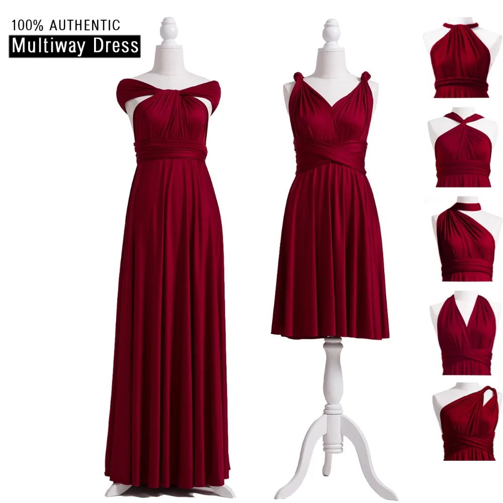 infinity gown maroon