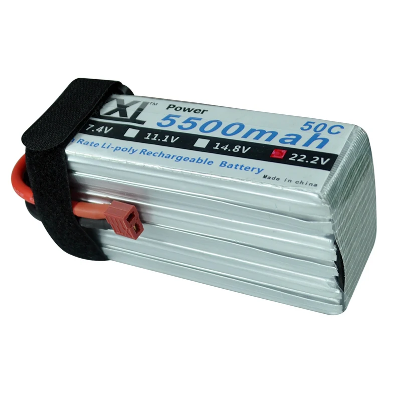 

XXL Battery Lipo 22.2V 5500mah 50C 6S RC For Helicopter RC Model Quadcopter Airplane