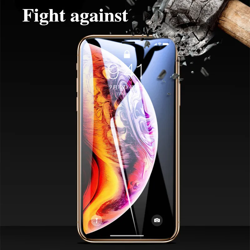 20D Volle Abdeckung Gehärtetem Glas Für iPhone 7 8 6 6 S Plus Schutz Glas Screen Protector Für X XR