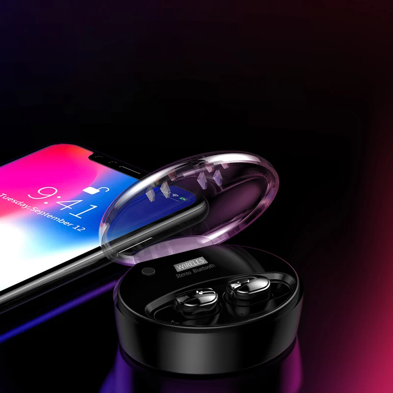 I9 NBX Bluetooth наушники TWS беспроводные стерео вкладыши водонепроницаемые с зарядным