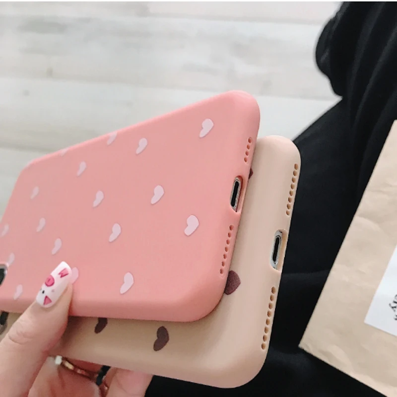 For Funda Huawei P30 Pro Case Silicon Heart Love TPU Cover Coque For Huawei P20 P30 Pro Nova 3 4 Honor 10 9 Mate 20 Pro Case