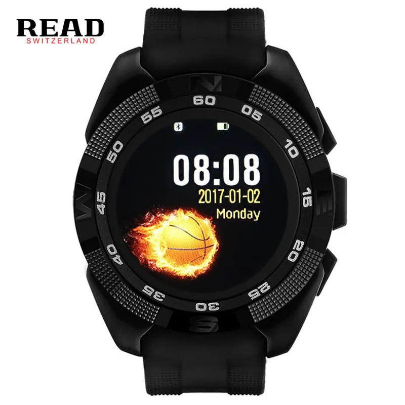 

READ NEW X4 Smart Wristwatch Bluetooth Camera Heart Rate Pedometer Stopwatch Ultra thin Wearable Devices Sports For IOS Android