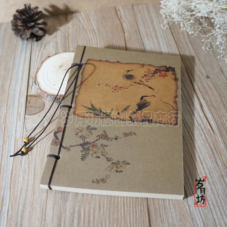 Буклет блокнот офисные канцелярские принадлежности Журнал Дневник креативный милый китайский ветер ручной работы буклет
