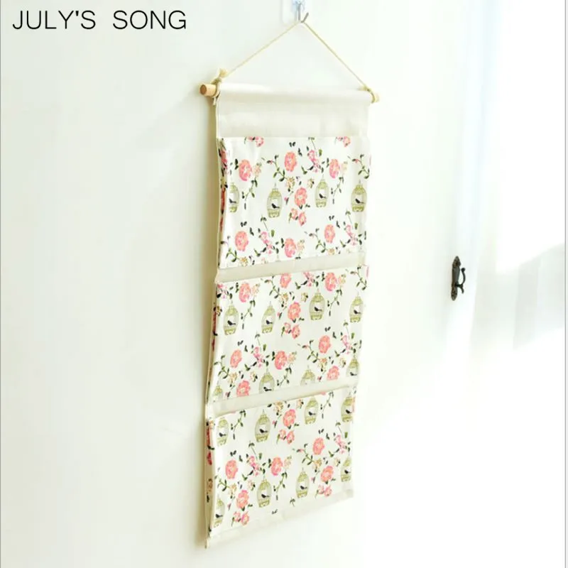 JULY'S أغنية جدار حقيبة تخزين قابلة للحمل الحائط شنقا كيس التخزين المنظم أداة المنظم المطبخ الحمام المنظم