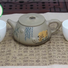 Большой настоящий исинский китайский чайник для набора из исинской зелёной глины Кунг Фу Ча Изобилие 300 мл