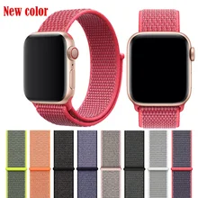 Colorful Nylon Sport Loop Replacment Band for Apple Watch Series 1/2/3/4 Lightweight Soft Breathable Woven Strap 40/44MM38/42MM Colorful Nylon Sport Loop Replacment Band for Apple Watch Series 1/2/3/4 Lightweight Soft Breathable Woven Strap 40/44MM38/42MM
