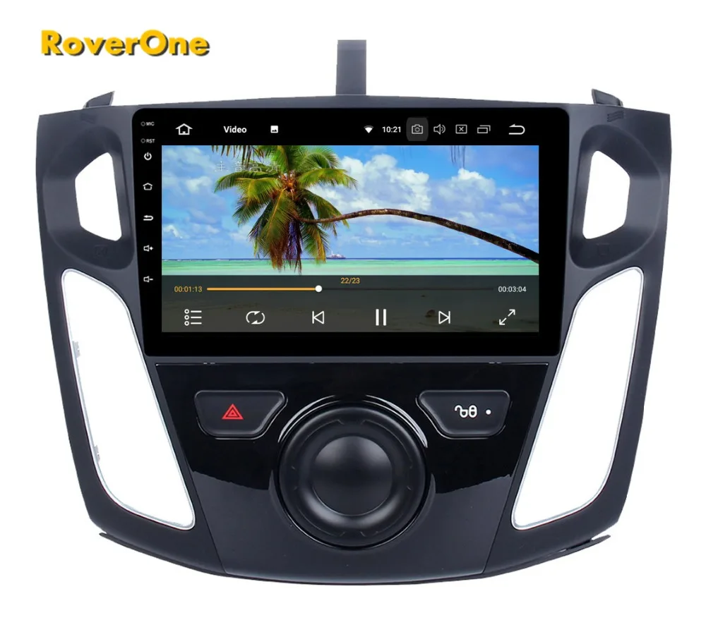 Sale RoverOne Android 9.0 Octa Core Car Radio GPS For Ford For Focus 3 2012 2013 2014 Touchscreen Multimedia Player Stereo Head Unit 10