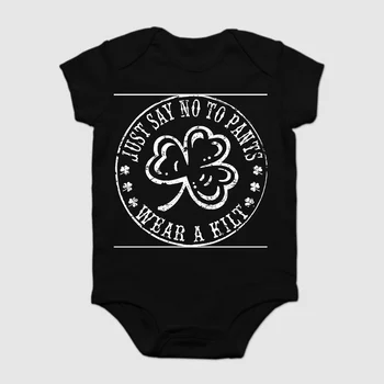 

Baby Onesie Baby Bodysuits kid t shirt Just Say No To Pants Wear a Kilt Grunge Kilt Fashion