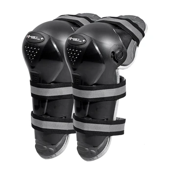 

GHOST RACING Motorcycle Knee Pads Motocross Knee Protector Off Road Safety Knee Brace Protective Gear Black Universal