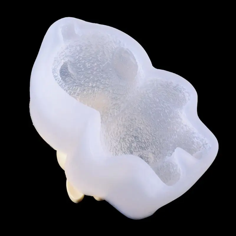 Спящий Мишка желе конфеты Силиконовые УФ смолы форма для урашения тортов DIY мыло ювелирные изделия инструменты