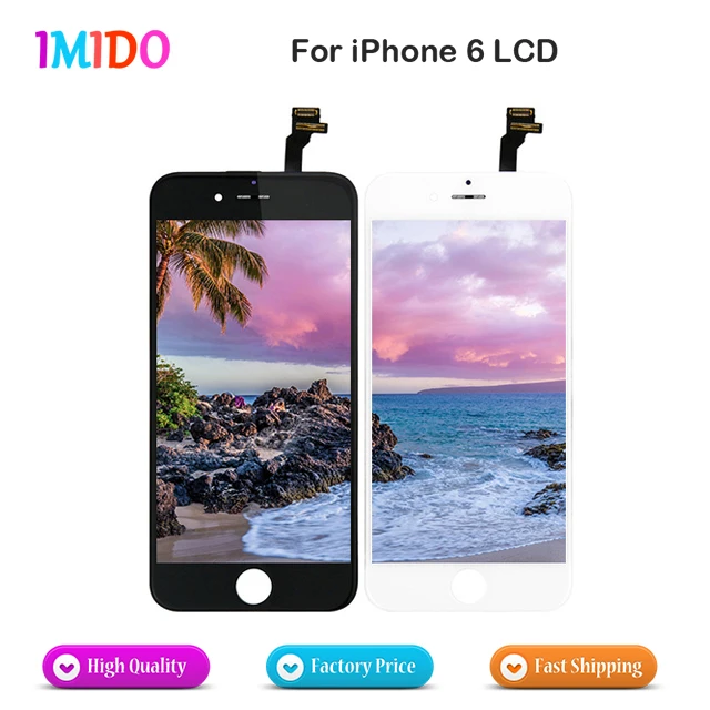 10 шт. ЖК дисплей для Apple iPhone 6 сенсорный экран в сборе дигитайзер стекло сменный