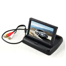 4.3 "TFT LCD Pliable Moniteur Pour Système Inverse De Voiture Vue Arrière Caméra GPS DVD P30 Soutien Drop Shipping Août 10(China)