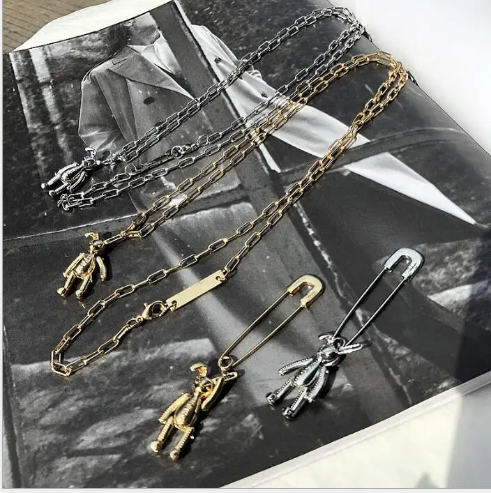 

2019 new smart limbs activities bunny cold wind metal series net red with the necklace chain sweater wild women 1pcs