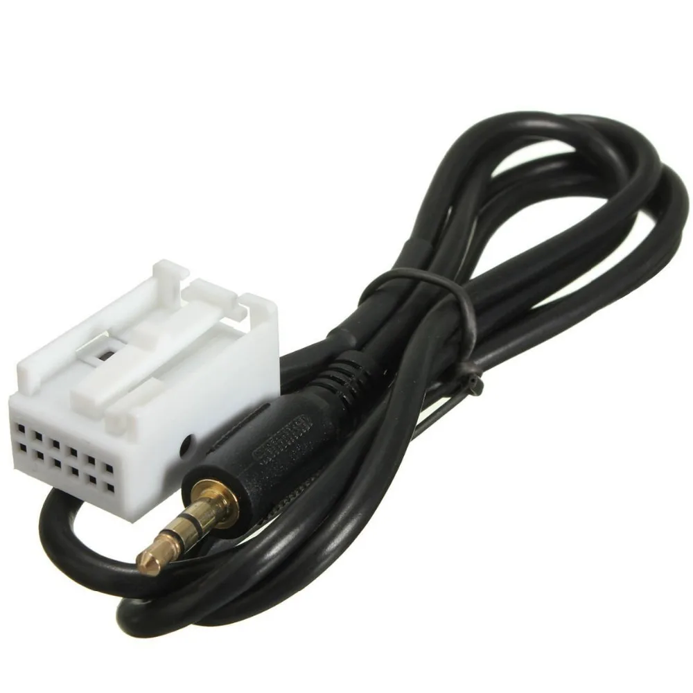 Biurlink 3 5 мм Aux вход аудио кабеля адаптер для VW Volkswagen Golf RCD510 RCD310 12 контактный разъем