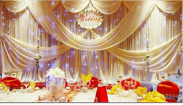 Свадебное оформление для церемоний шторы с гирлянды для свадьбы реквизит 10ft* 20ft фон с блестками украшения - Цвет: model 4