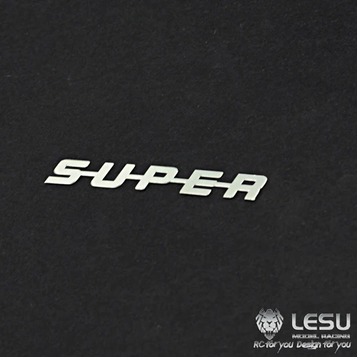 

LUSE 1: 14 truck Scania SUPER metal simulation label R620R470 Tanaka towed mud truck logo
