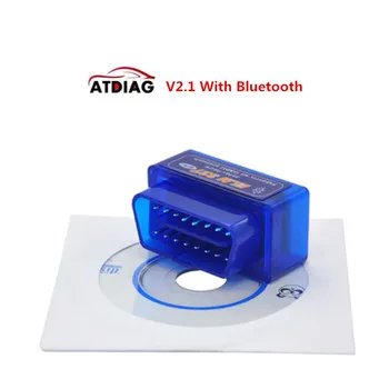 

Mini Elm327 Bluetooth HH OBD2 Elm 327 V2.1 OBD 2 Car Diagnostic-Tool Scanner Adapter Car Diagnostic Tool