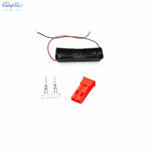 50 шт. 1 х 18650 Держатель для батарейного отсека распределительная коробка для проводовС проводами 15 см, JST 2,54 штыревой коллектор и щипцы