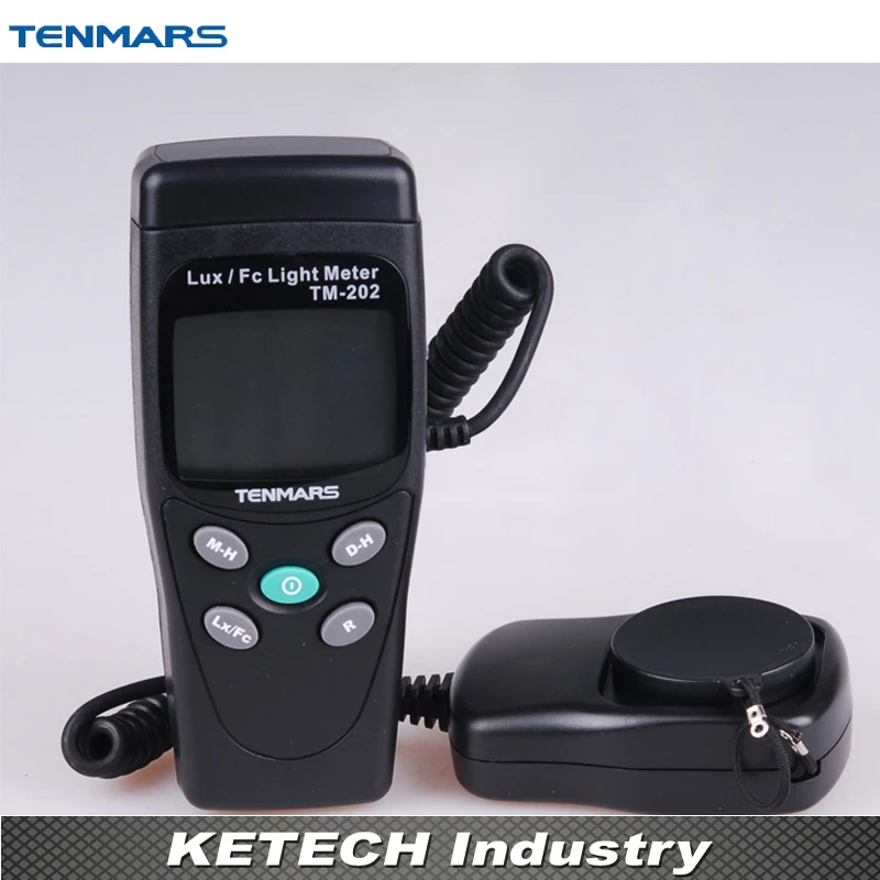 Digital LED Light Meter Luminometer Lux Meter Tenmars TM202in Solar