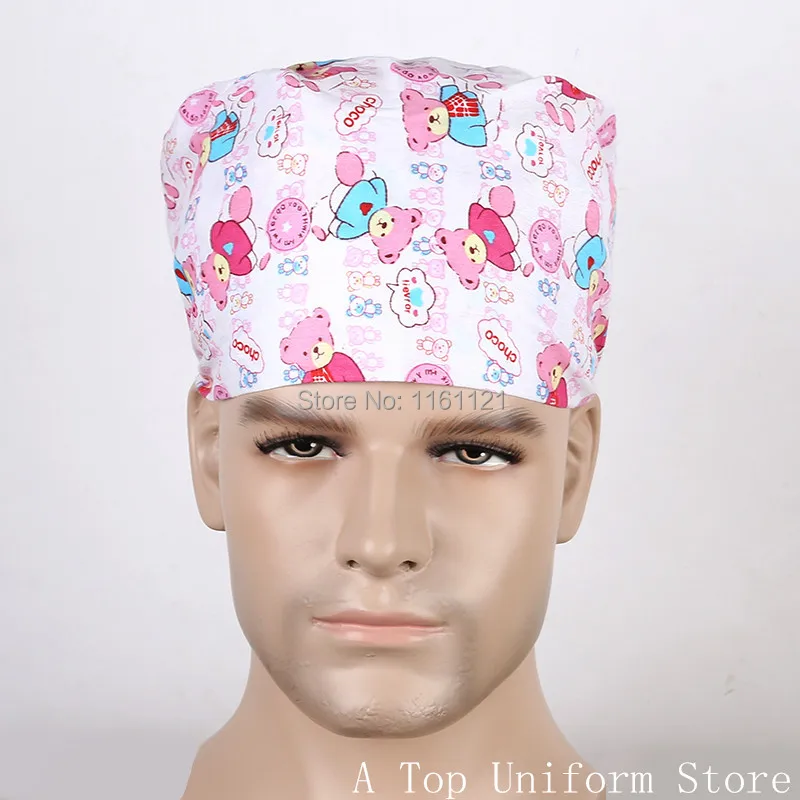 2018 Lab Coat Medical Suit Mens Surgical Cap Medical Caps Scrub for