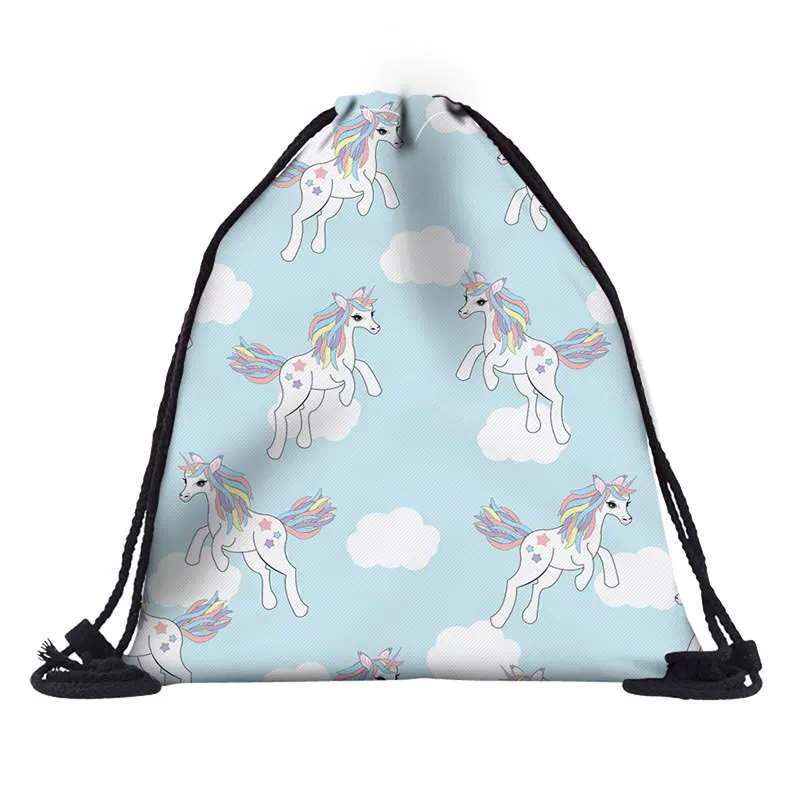 Newest Drawstring Bag SchoolBag Camo Drawstring Backpack For Teenage Men Waterproof Drawstring Bag Packing Cubes Large