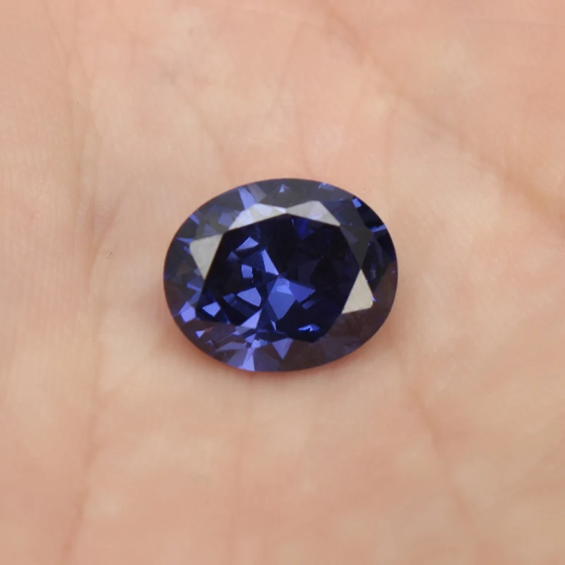 KiWarm Неотапливаемые 4.52ct Ceylon синий сапфир 9x11 мм овальная форма Высокое качество драгоценные камни для DIY ювелирные изделия кольца кулон ремесла