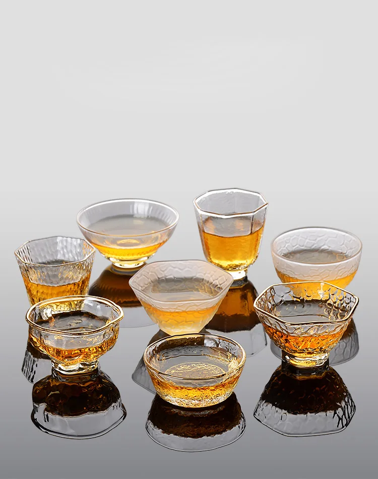 Tangpin Glass Cup Japanese Heat-resistant Glass Tea Cup Handmade ...