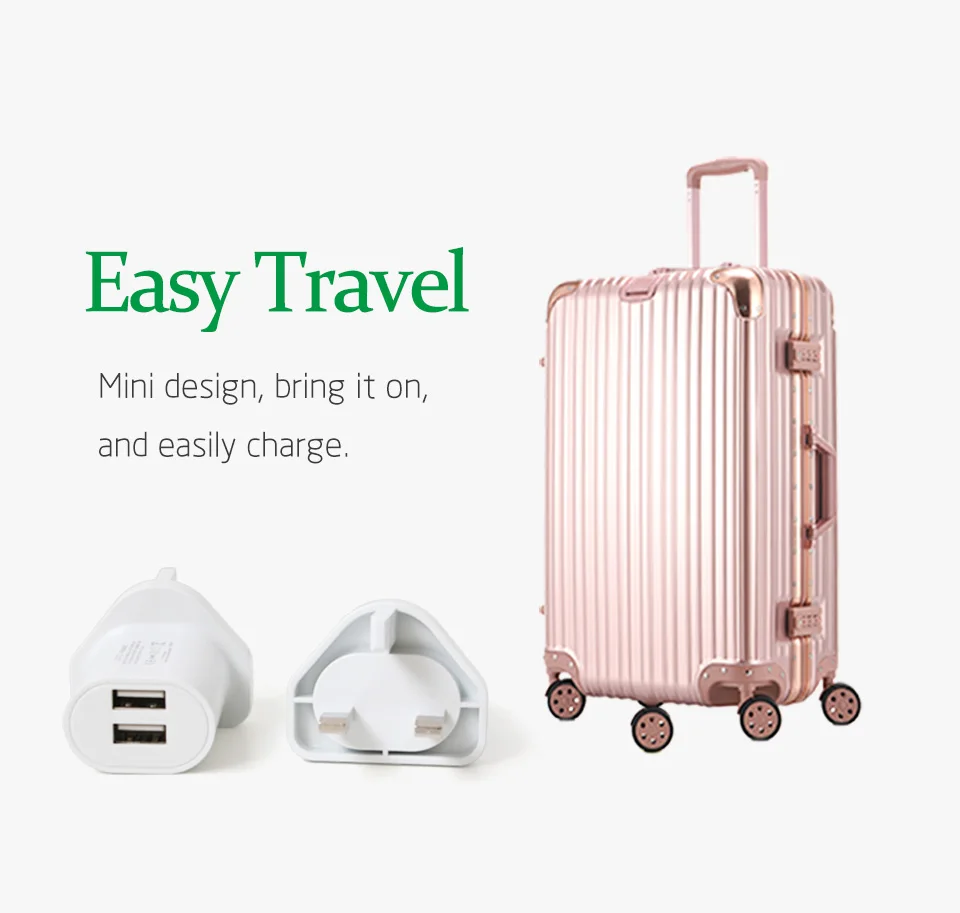 Dual usb Interface UK Adapter 5V 2.4A Charger Travel Power Plug Converter Plug 3 Pin Socket UK Ireland Singapore Maldives Dubai (3)