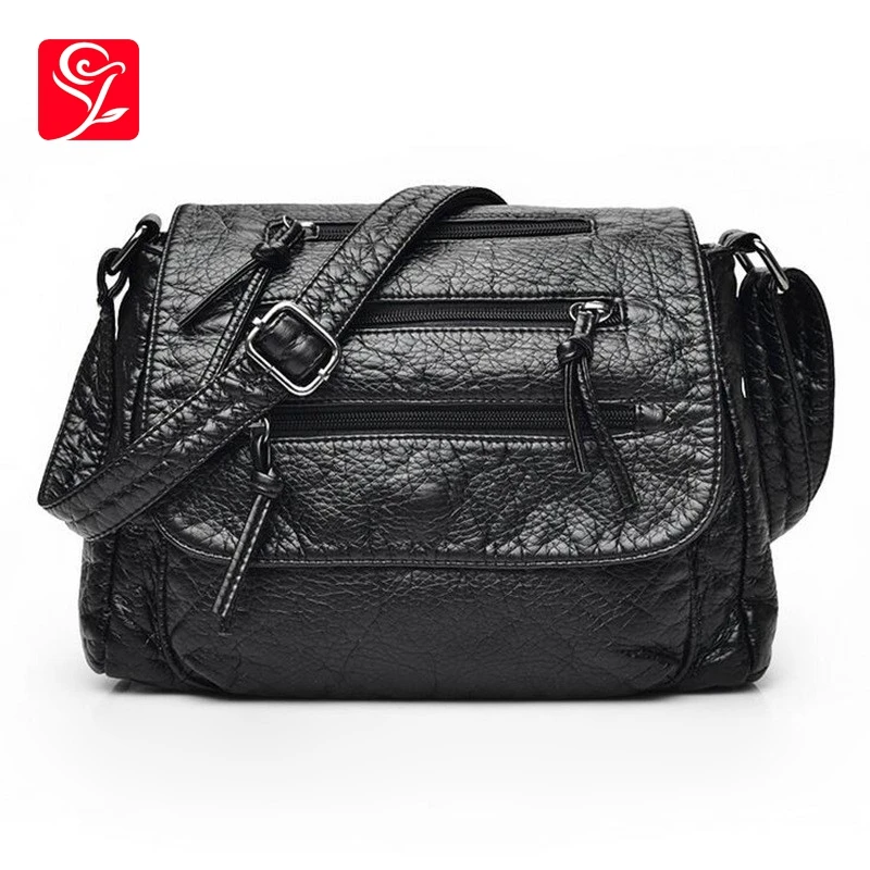 

Brand Fashion Soft Leather Shoulder Bags Female Crossbody Bag Portable Women Messenger Bag Tote Ladies Handbag Bolsas