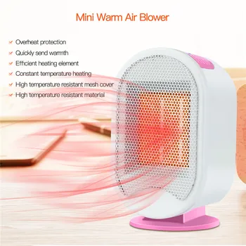 

Mini Portable Electric Fan Indoor Room Heaters 500W Energy-Saving Desktop Mute Warm Stove Radiator Heating Device For Winter 367